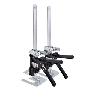 2 Pezzi Martinetti Manuali in Metallo con Capacità di 200 kg e Indicatore di Livello Magnetico da 23,6 cm - Nuovo - Product Image 1