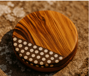 Custom Acacia Wood Coaster <b>Set</b> Handmade Wooden Drink Coasters for Home, Bar & Restaurant - Product Image 3