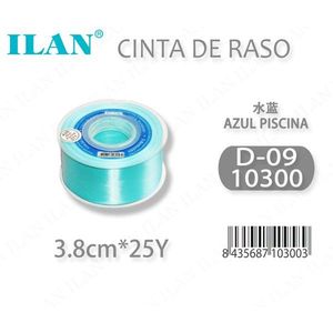 Nastro in Raso 3,8cm 25Y Blu Piscina D09 - Product Image 3