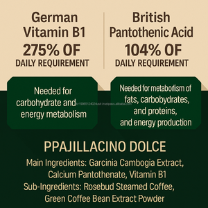 Mélange de café Garcinia saveur Dolce Latte, poudre instantanée, contrôle du poids pour adultes, soutien du métabolisme, beauté, OEM Corée, HCA 750 mg, faible teneur en matières grasses - Product Image 5