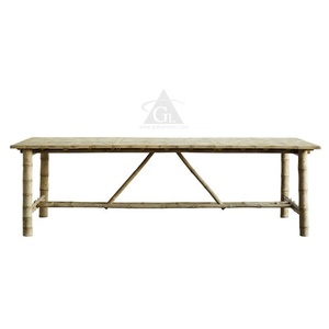 Manufacturer & Exporter of <b>Bamboo</b> Dining <b>Table</b> for Home Furniture Modern European Design Eco-friendly for Apartment Villa Hotel - Product Image 4