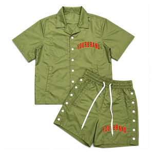 Wholesale best quality <b>Men's</b> Windbreaker Short Sets Windbreaker Shorts Set <b>Men</b> Nylon <b>Men's</b> Shorts Windbreaker Set - Product Image 1