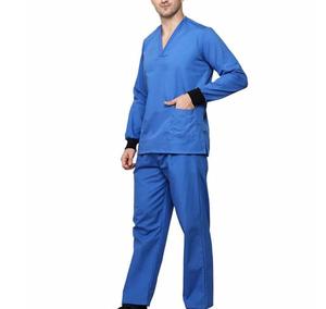 Ensemble de blouses médicales unisexes, uniforme d'hôpital, tissu confortable et respirant, tenue de travail quotidienne pour infirmières, médecins et cliniques - Product Image 3