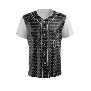 Nouvelle arrivée, uniforme de baseball sur mesure de haute qualité, uni, teinture unie, couleur unie, uniforme de baseball pour hommes - Product Image 2