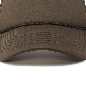 2025 Best-Selling Lightweight Professional Quality Classic Trucker <b>Hat</b> Customized Solid Plain Design Hip Hop Fashion Beach - Product Image 4