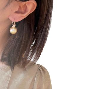 Design Peacock Green Natural <b>Pearl</b> Fine Dangle <b>Earrings</b> S925 <b>Silver</b> with Black <b>Pearl</b> Elegant and Luxurious - Product Image 5