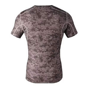 Ropa de Entrenamiento para MMA, BJJ y Surf, Camiseta de Manga Corta con Logotipo Personalizado, Transpirable y Ajustada, Rashguard para Hombre, Venta al Por Mayor - Product Image 3