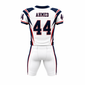 Uniformes de football américain personnalisés pour équipes – Maillots et pantalons sublimés haut de gamme, tissu respirant, vêtements de performance d'élite - Product Image 2