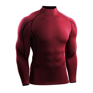 Camisetas de Compresión para Hombre con Logotipo Personalizable, Secado Rápido, Elásticas, Manga Larga, Ropa Deportiva para Entrenamiento, Protección Solar - Product Image 5