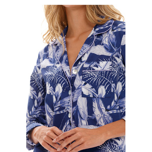 Pyjama d'été sportif respirant en satin pour femme, style coréen, ensemble deux pièces, tenue de détente à taille élastique - Product Image 5