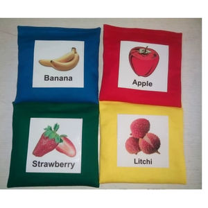 Coussin de sol en forme de fruit, en peluche douce, pour chambre d'enfant, salle de jeux, assise et décoration intérieure - Product Image 1