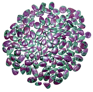 Rubis naturel de qualité supérieure en quartz, cabochon lisse, taille personnalisée, vente en gros - Product Image 2