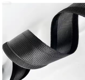 Manchon de protection personnalisable en PET noir tressé extensible de 19 mm, 25 mm, 32 mm pour la gestion des câbles - Product Image 6