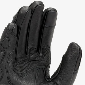 Leather Racing Gloves Full <b>Finger</b> Adjustable Wrist <b>Strap</b> Buckle Closure Non Slip For Riding Male Universal Season - Product Image 3