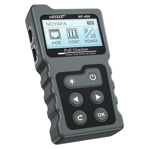 เครื่องทดสอบสายเคเบิลเครือข่าย NOYAFA NF-488 รุ่นยอดนิยม สำหรับตรวจสอบ POE RJ45 Cat5 Cat6 LAN RJ11 ทดสอบความต่อเนื่อง ทดสอบวงจรไฟฟ้า ทดสอบโหลด - Product Image 4