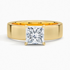 Belle bague de mariage en or pour femme, style diamant étincelant, bague de fiançailles - Product Image 3