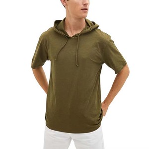 Offre Spéciale – T-shirts à Capuche Brodés Personnalisables pour Hommes, 100% Coton, Motif Uni, Tissu Léger, Prix Abordable, Faible MOQ - Product Image 5