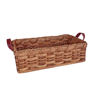 Panier de rangement alimentaire durable pour la cuisine, panier en rotin fait main, couleur marron, design tendance, panier en rotin artisanal