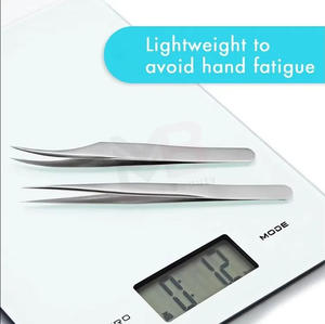 Pinzas para Extensión de Pestañas Más Vendidas, Pinzas de Acero Inoxidable, Ligeras y Duraderas, Embalaje Personalizado - Product Image 3