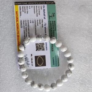 Natural Howlite 8mm Beaded <b>Bracelet</b> Crystal <b>Healing</b> Gemstone <b>Bracelet</b> Reiki Chakra Meditation Jewelry Gift - Product Image 5