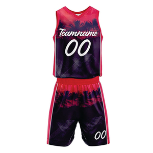 <b>Cheap</b> Custom Sublimated Basketball Uniform High Quality Digital Print Team Jersey Set No Fading Athletic Sportswear - Product Image 2