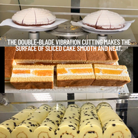 Machine à découper les gâteaux en promotion : découpeuse réglable pour gâteaux triangulaires, carrés, ronds, gâteaux éponge et gâteaux chiffon