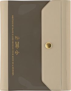 Made in Japan Hobonichi Techo A6 <b>Leather</b> Hardcover Planner Cover Minimalist Notebook Cover Snap Closure Journal Cover Gift - Product Image 3