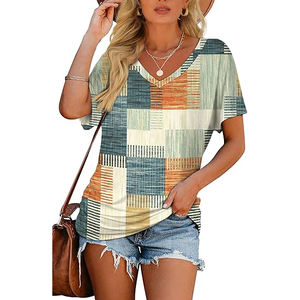 T-shirts Oversize Essentiels d'Été pour Femmes – Vente en Gros, Polyester/Coton, Col Rond, Respirants, Séchage Rapide, Mode Streetwear - Product Image 3