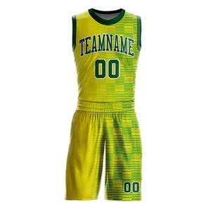 Wholesale Price Custom Color Breathable Quick Dry Basketball Uniform Set 100% Polyester New Design Printed Sportswear Unisex Set - Product Image 2