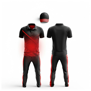 Uniforme de Equipo de Cricket Personalizado de Alta Calidad Profesional |   Uniforme Completo de Cricket para Hombres, Mujeres y Jóvenes, Camiseta Polo y Pantalones - Product Image 1