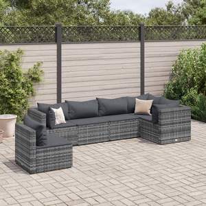 Ensemble de salon de jardin gris anthracite, collection de meubles d'extérieur haut de gamme - Product Image 1