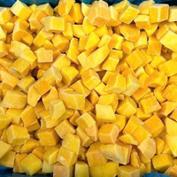 IQF Romige Witte Mango Blokjes 18 Brix Zoete Stevige Textuur Exportkwaliteit voor IJsvervaardigers Wereldwijd