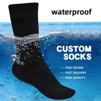 Chaussettes respirantes, résistantes à l'usure et imperméables de haute qualité, personnalisables avec votre propre logo, pour la randonnée, le camping et la pêche