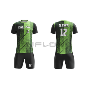 Maillot de football personnalisé, ensembles de football complets, kit de football design vert, sublimation, vêtements d'équipe sportive, uniforme de club, maillot de football - Product Image 6