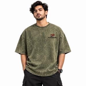 breathable fabric <b>trendy</b> urban style comfortable Men oversized Acidwash <b>T</b> <b>Shirts</b> premium quality Men oversized Acidwash <b>T</b> <b>Shirts</b> - Product Image 1
