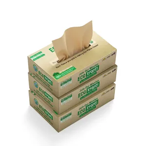 Mouchoirs en papier en pulpe de bambou en gros, 3 plis, 400 tirages, paquet souple, fournisseur de mouchoirs doux - Product Image 2