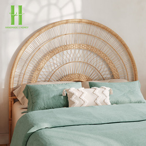Lit en rotin fait main de luxe avec panneaux de tête de lit simples, idéal pour la maison et l'hôtellerie, directement de l'usine, rotin 2026 - Product Image 6