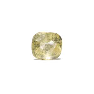 Loose 5.21 Ct Stunning Yellow Sapphire <b>Triangle</b> Cut Gemstone for Fine Jewelry - Product Image 1