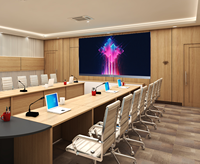 Pantalla LED de Video para Interiores con Control Inteligente Todo en Uno, Personalizable, de 108/135/163 Pulgadas, Pantalla LED Grande Tipo COB para Educación y Conferencias