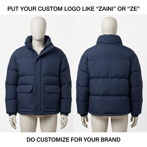 Men Puffer <b>Jacket</b> 500g Polyester Taslan Quilted <b>Red</b> Winter Coat Windproof <b>Waterproof</b> Hooded Camouflage Pattern OEM ODM Logo - Product Image 1