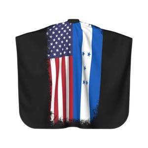 Fournisseur de capes de barbier ODM OEM personnalisées avec logo, en polyester, réglables, imperméables, professionnelles pour salon de coiffure et de coiffage - Product Image 4