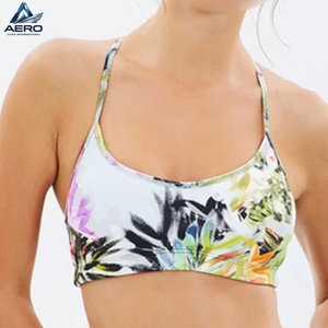 High Performance Slim Fit Multi-Color High Stretch Training Moisture-Wicking Breathable Comfortable Premium Quality Fitness <b>Bra</b> - Product Image 5
