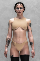 Vêtements de pole dance pour femmes 2026, directement de l'usine, haut de performance léger et respirant en tissu extensible Spandex/Polyester à col montant, OEM