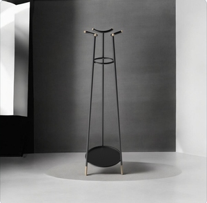 Modern Metal <b>Standing</b> <b>Hanger</b> Coat Rack for Living Room and Apartment - Product Image 4