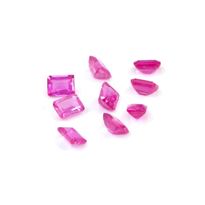 Rubis naturels de Bangkok, octogones calibrés 3x4mm, pierres précieuses de rubis naturelles facettées pour la fabrication de bijoux, prêtes à l'emploi - Product Image 4