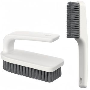 Paquete de 2 Cepillos Pequeños de Cerdas Suaves para Limpieza del Hogar, Cepillos para Eliminar Manchas de Tapicería y Telas para Lavandería - Product Image 1