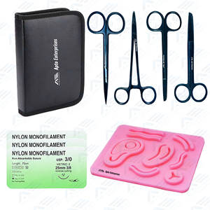 Kit de práctica Entrenamiento y escuelas médicas Kit de sutura dental quirúrgica popular Kit de sutura quirúrgica Instrumentos médicos quirúrgicos - Product Image 1