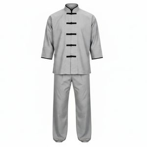 Traje Tang de Manga Corta, Servicio OEM, Ropa de Kung Fu para Niños, Uniformes Tradicionales de Tai Chi para Niños y Niñas, Arte Marcial Chino Wing Chun - Product Image 2