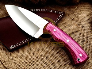 Cuchillos RB, Cuchillo de Caza y Camping de Acero al Carbono con Hoja Fija Personalizada, Mango de Resina de Espiga Completa, Garantía de 3 Años, Tamaño Personalizado OEM - Product Image 4