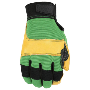 Gants de travail en cuir pleine fleur de qualité supérieure pour la sécurité des mains, pour charpentiers et ateliers - Product Image 2